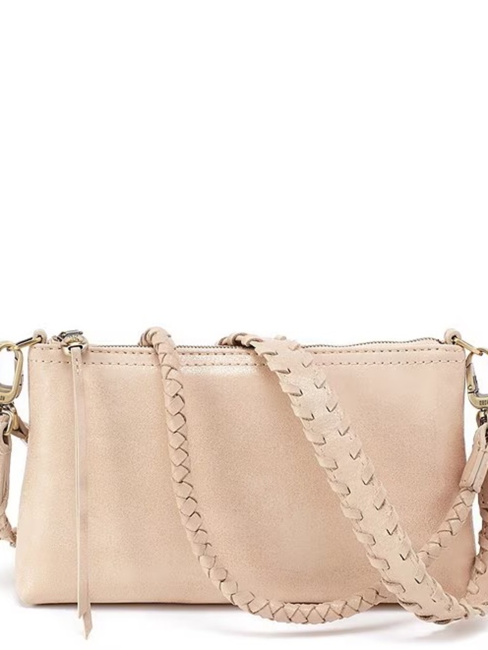 HOBO Darcy Crossbody Bag Frosted Pearl